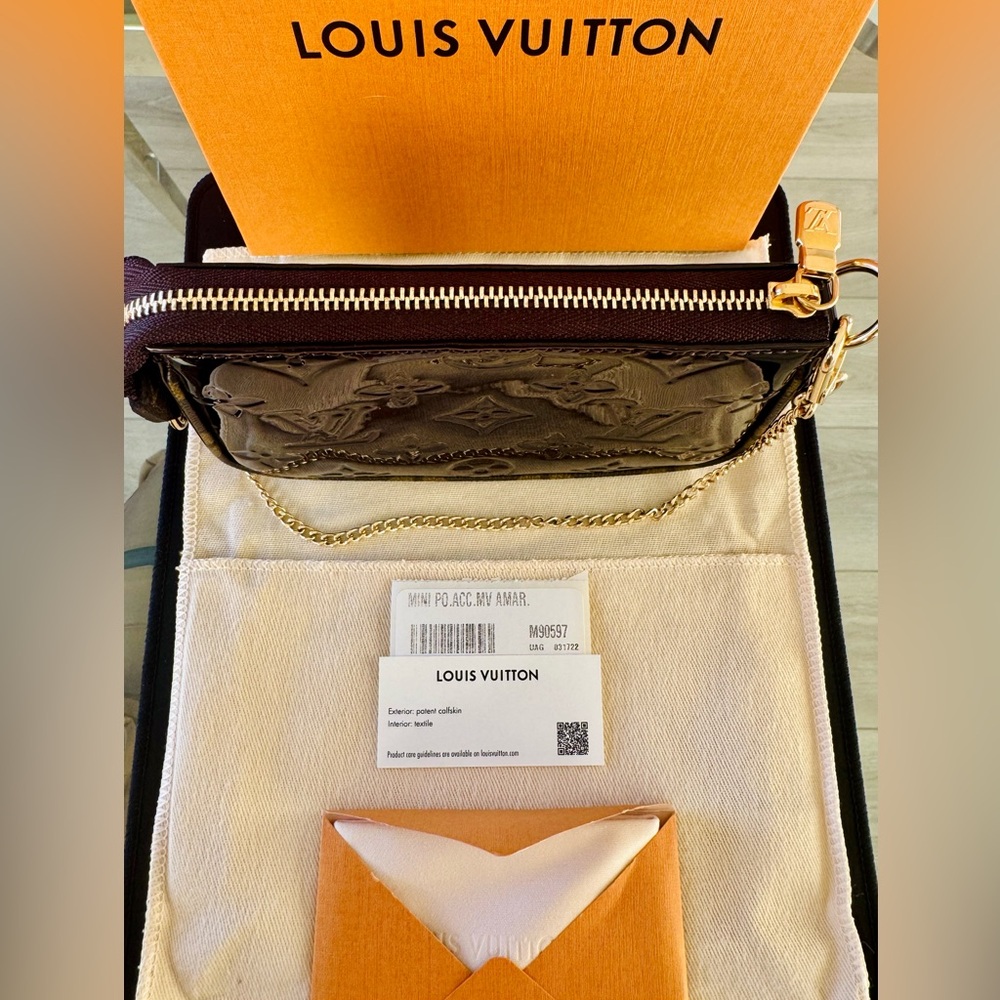 Louis Vuitton Mini Pochette Monogram - New with Box - M90597 Perfect Condition